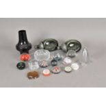Small collection of glass paperweights