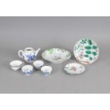 Small reference collection of Worcester porcelain, 18th century