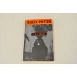 ROWLING, J K, Harry Potter and the Philosopher's Stone. Adult edition with black and white