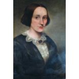 After Daniel Huntington (American 1816-1906), Portrait of Amira Marshall Woods