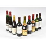 An assorted collection of wines
