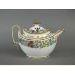 John Rose Coalport teapot and cover, circa 1805