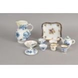 A collection of 18th century English porcelain