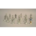 A group of English Pewter Company soldiers
