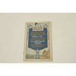 FA CUP FINAL 1923, Bolton Wanderers v West Ham United. Small chip at base of spine on back cover.