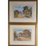 Three Country watercolours including R.T. Wilding