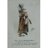 A Collection of Dickensian Character Watercolours