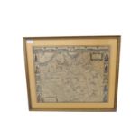 MAP. SPEEDE, John, A Newe Map of Poland. Bassett & Chiswell c.1676. 400 x 510mm, hand coloured