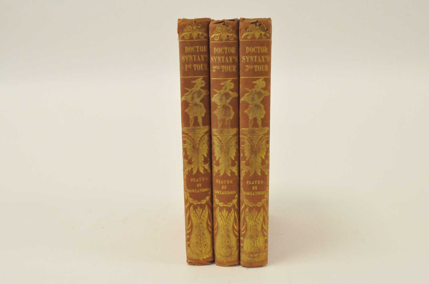 COMBE, William, The Tours of Dr Syntax, 3 vols. stated 3rd edition on title page. With 78 hand