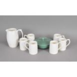 Wedgwood Keith Murray bowl, mugs and a jug