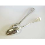 A George II Newcastle silver Hanoverian pattern spoon