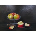 C. Hope (British 20th Century), Pair of Still Life Studies, Apples & Pears