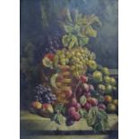 Still Life Study of Fruit in a Basket