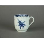 Very rare Worcester coffee cup, circa 1785