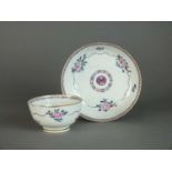 Caughley teabowl and saucer