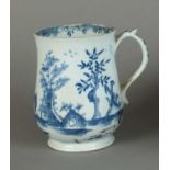 Lowestoft mug, circa 1760-65