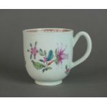Worcester coffee cup, circa 1762-65