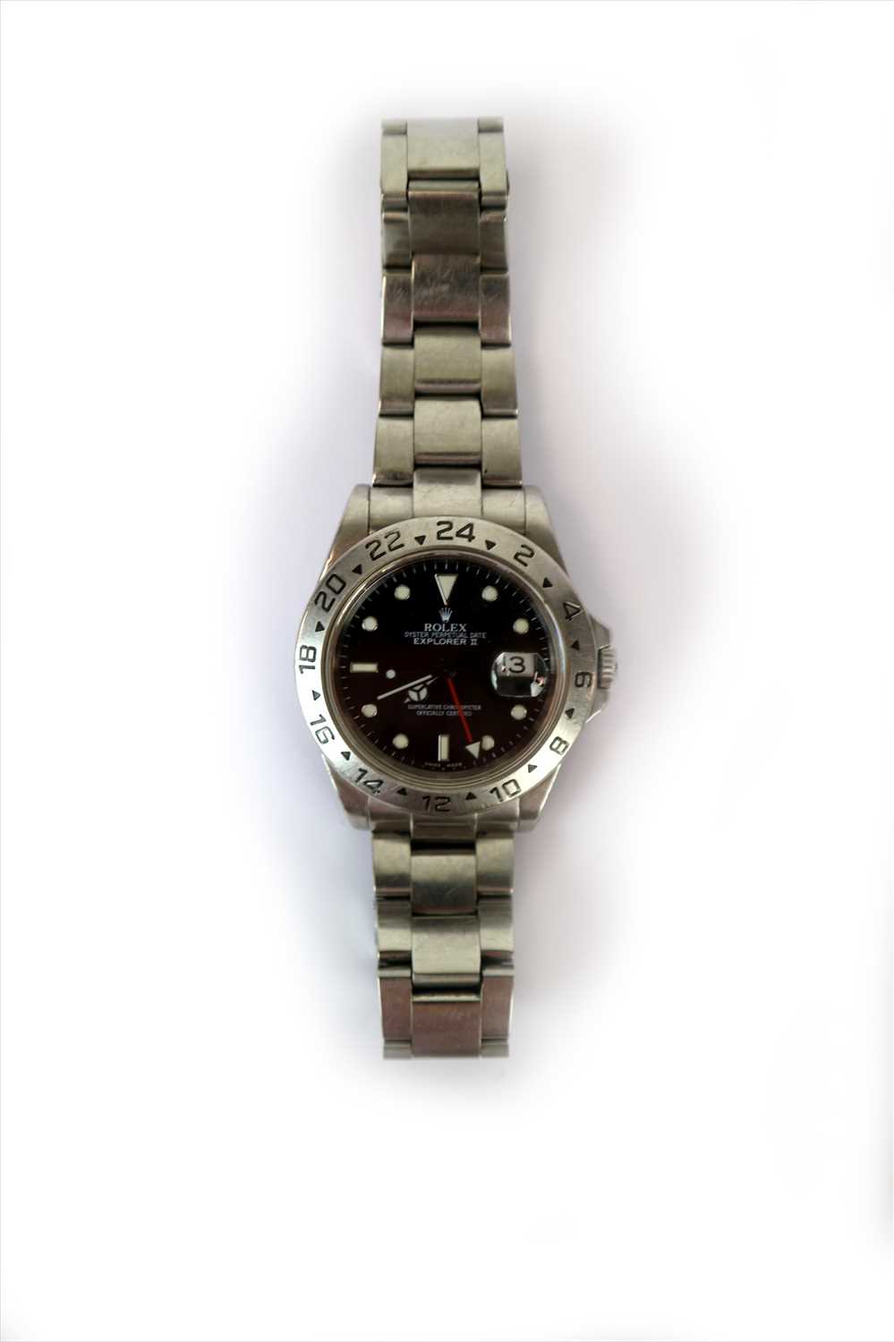 Manufacturer: Rolex Model Name: Explorer II Year: 2004 Case No: 16750 Case Material: Stainless (