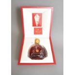 A cased presentation Louis XIII bottle of Remy Martin cognac, in Baccarat crystal decanter