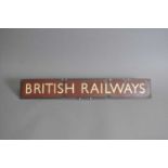 An original British Railways enamel sign