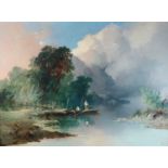 Edmund John Niemann (1813-1876), River scene