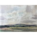 § Jack Merriott RI ROI RSMA RWS (1901-1968), Cloudy Days, South Downs