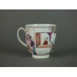 Worcester 'Boy in the Window' coffee cup, circa 1770