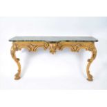 A 20th century baroque style hall or console table
