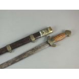 Chinese sword and scabbard