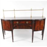 A large Maple & Co mahogany sideboard, in the George III style