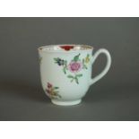 A Worcester coffee cup, circa 1762