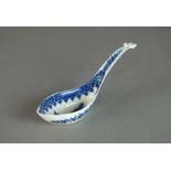 A rare Worcester spoon, circa 1785