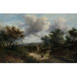 Joseph Thors (1835-1920), rural landscape, oil on canvas