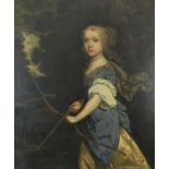Circle of Sir Peter Lely, portrait, oil on canvas