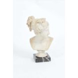 After Antonio Canova (Italian, 1757-1822) A white marble bust of the Venus Italica
