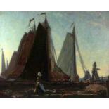Edwin Harold Glasby, Volendam, oil