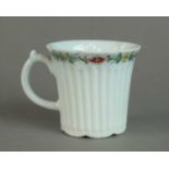 Worcester 'Reeded' Coffee Cup, circa 1752-54