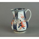 Worcester imari sparrow beak jug, circa 1770