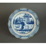 Caughley dessert plate, circa 1785-93