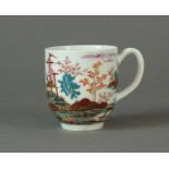 Worcester coffee cup, circa 1770