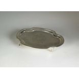 A George III silver teapot stand