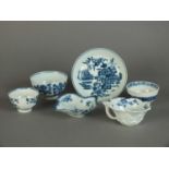 A small group of Worcester porcelain, circa 1770s