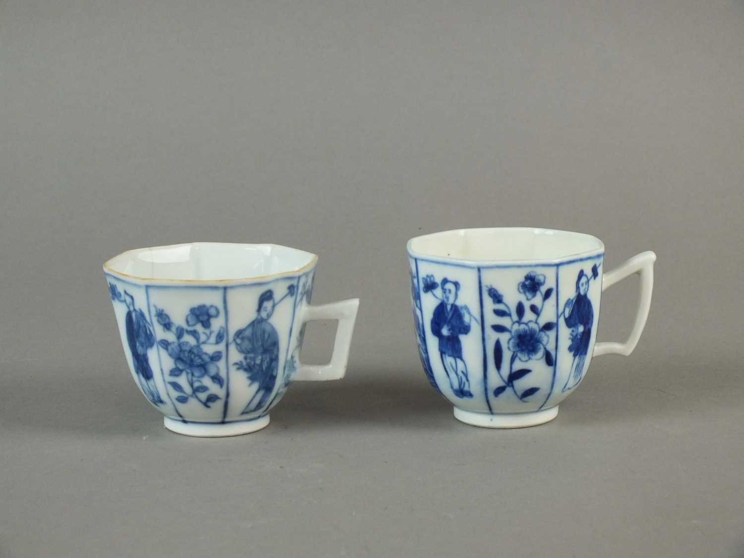 Caughley coffee cup and Chinese prototype