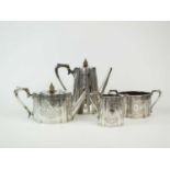 A Victorian four piece silver tea and coffee service