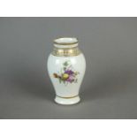 A rare Caughley vase, circa 1785-90