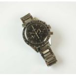 An Omega Speedmaster wristwatch