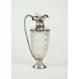 An early 20th century silver mounted ewer