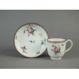 Chelsea-Derby coffee cup and saucer, circa 1770