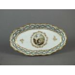 Caughley spoon tray, circa 1792-97