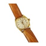 A Gentleman's 14ct gold Rolex Oyster Perpetual Datejust wristwatch
